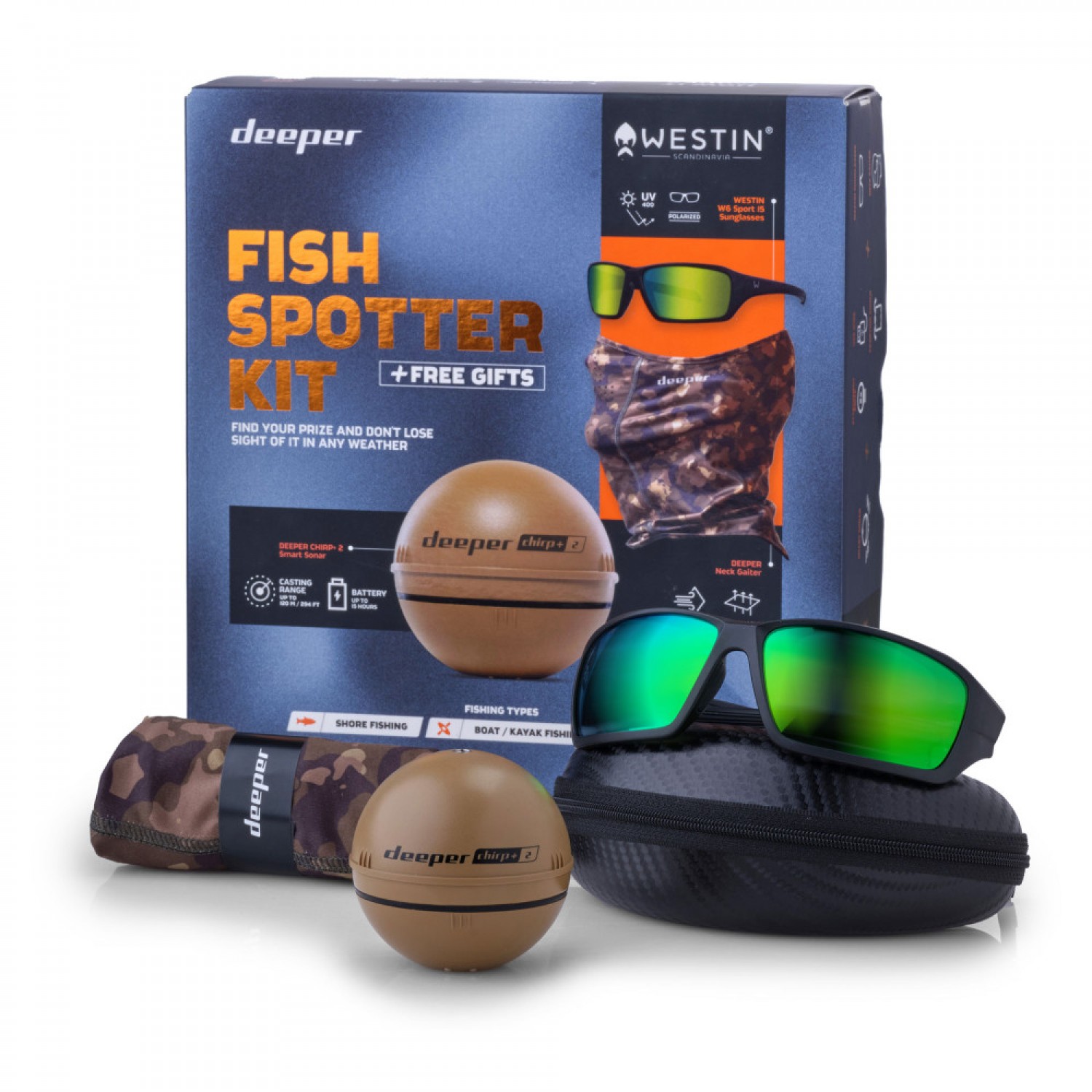 Покупка Эхолот Deeper Smart Sonar CHIRP+ 2 Эксклюзивный набор в Минске Беларуси